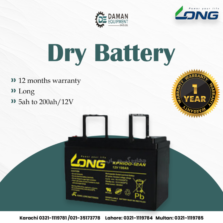 Dry Battery Long 5ah