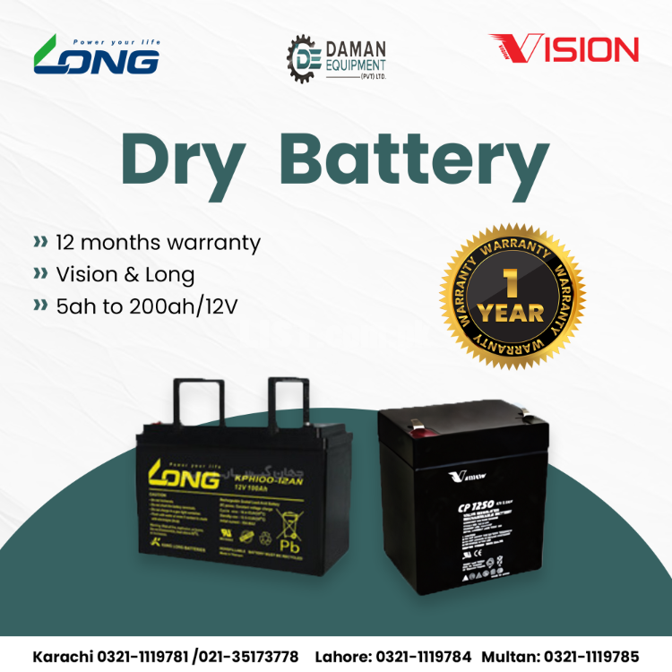 Dry Battery 6FM200 E-X 200Ah