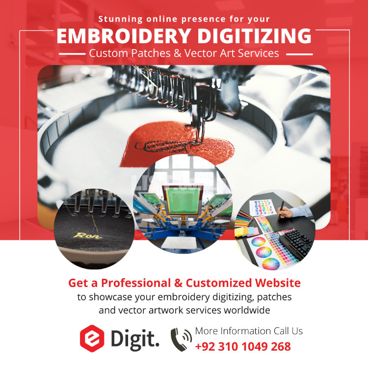 Boost Your Embroidery Digitizing & Art Business with a Custom Website!