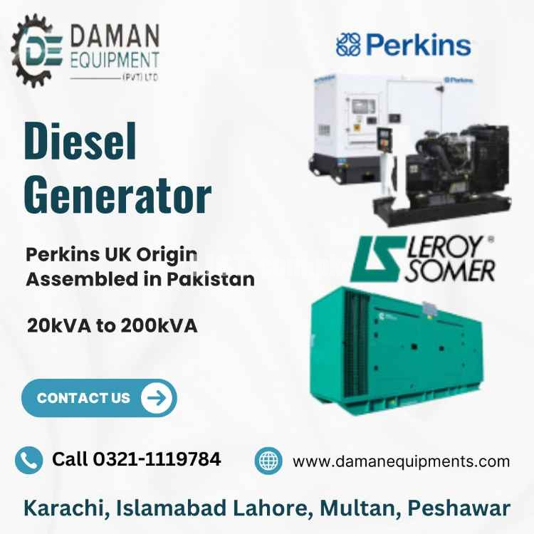 Diesel Generator Perkins Dubai Assembeld 200VA