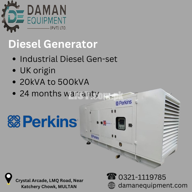 Perkins local Assembled 30 KVA