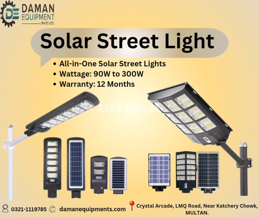 SOLAR STREET LIGHT 60 WATTS