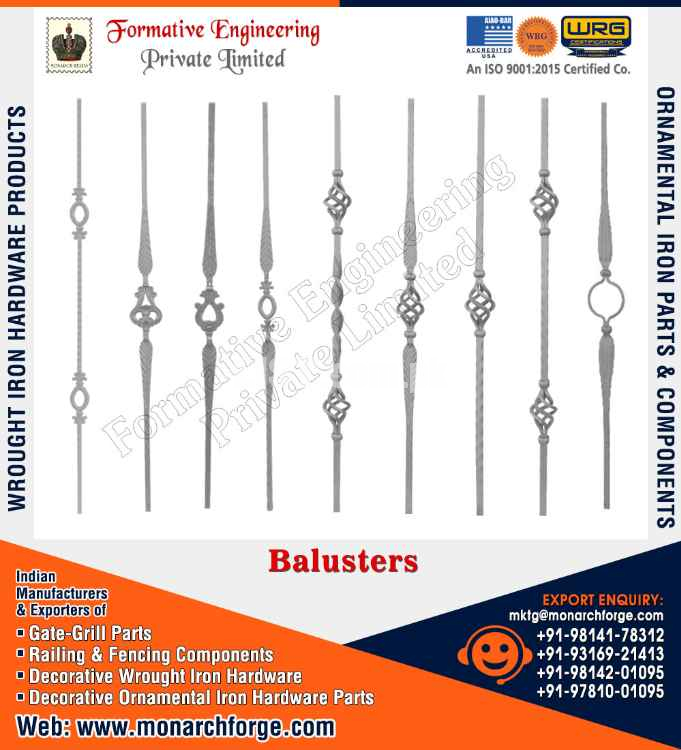 Wrought Iron Hardware, Gate Grill Parts, Railing & Fencing Components