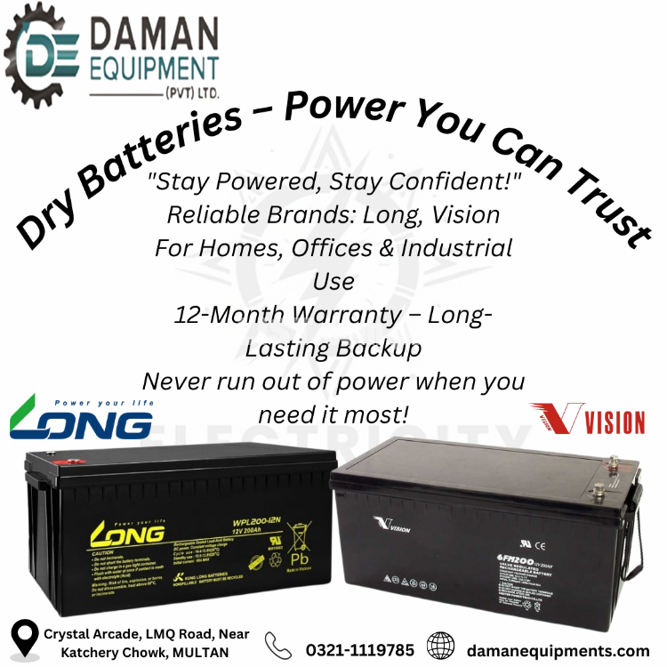 Dry and Gel Battery 33ah