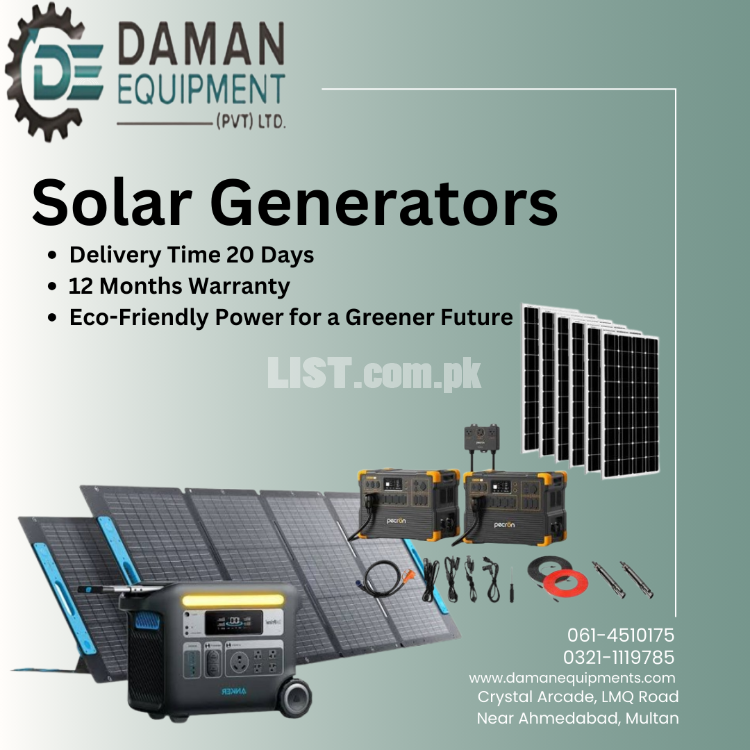 Solar Generator 2400 Watts