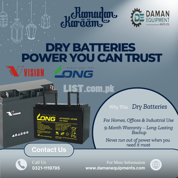 Dry Battery 12ah