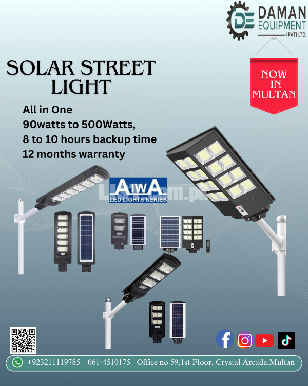 Solar Street Light 500 Watts