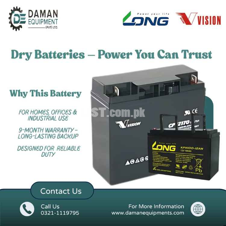 Dry Battery of Long--5ah