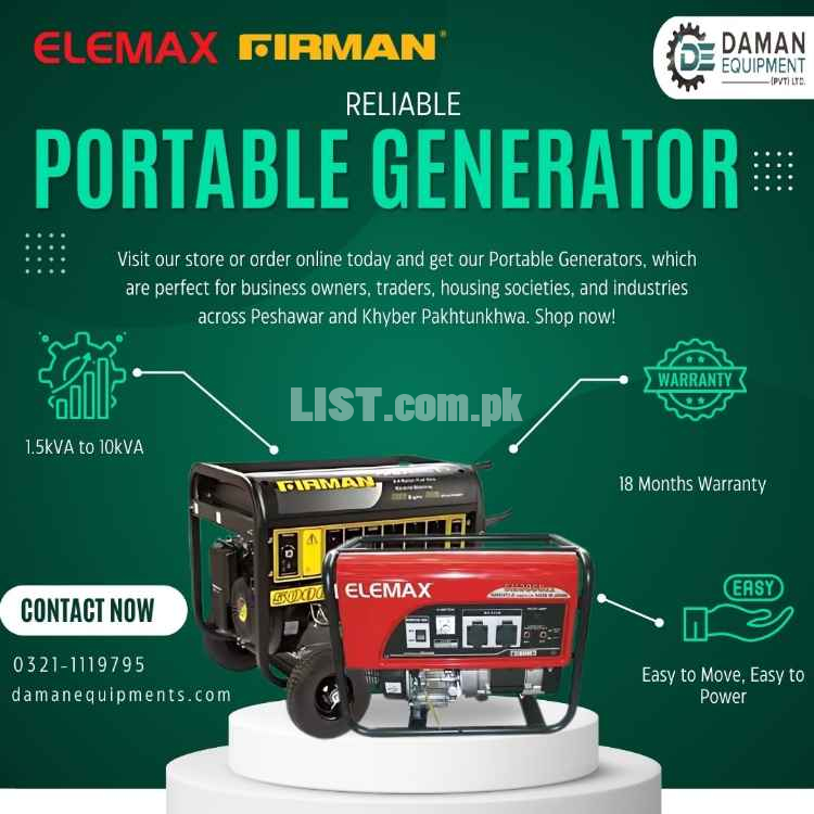 Firman 5kva generator