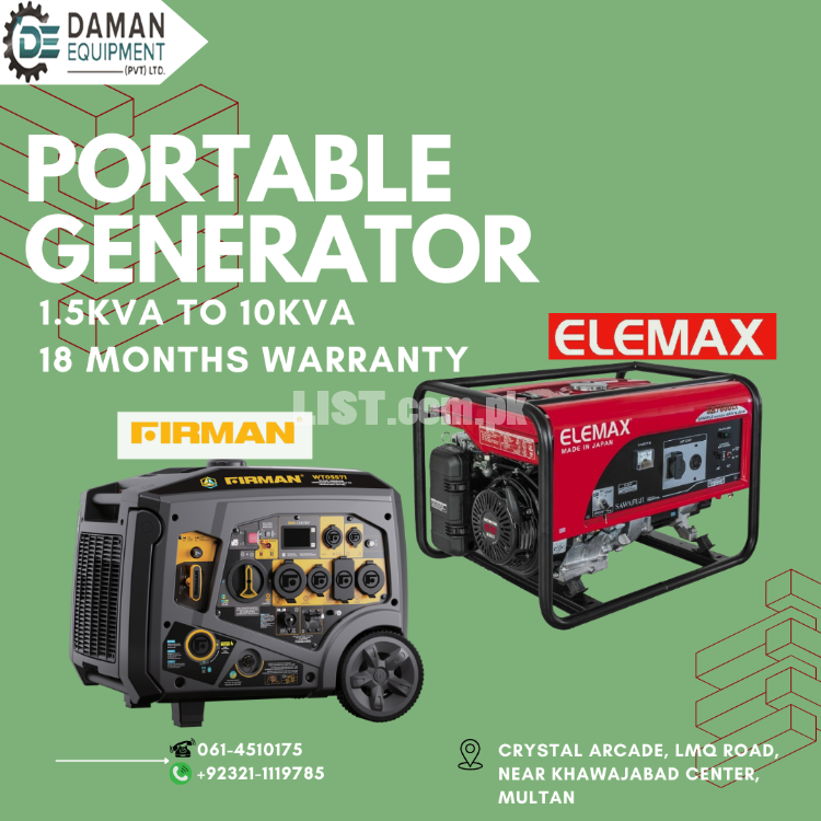 Petrol Generator portable 6 KVA