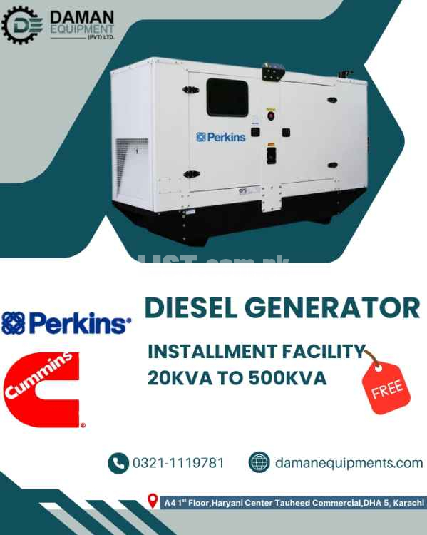 Diesel Generator Perkins UK Local Assembled 60Kva