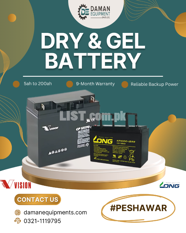 Leoch dry battery || 5ah || 9 months warranty