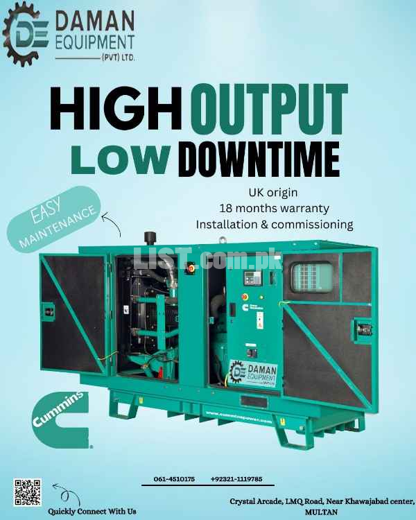 Diesel Generator canopy Cummins