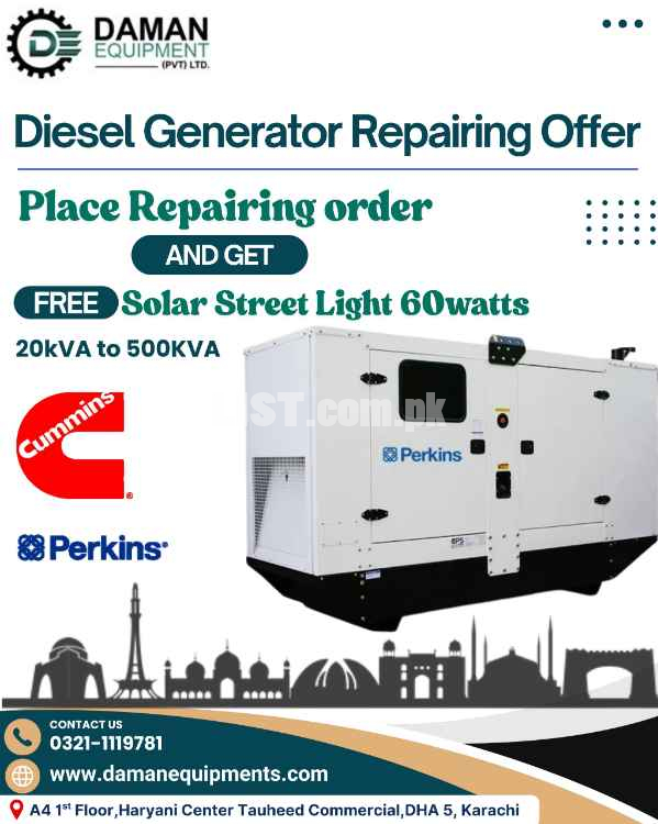 Diesel Generator - Cummins opnet type 200va