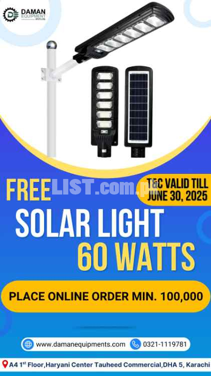 Solar Street Light - Aiwa book model 90watts