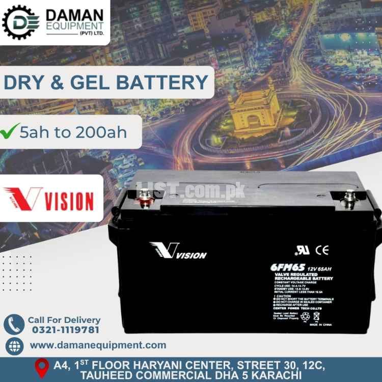 Dry Battery Vision 100Ah