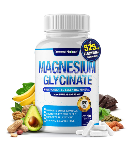Decent Nature Magnesium Glycinate 525mg Capsules in Pakistan