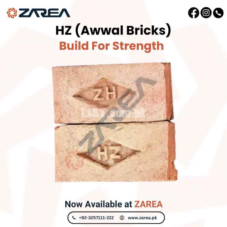 HZ Awwal Bricks is Available at Zarea