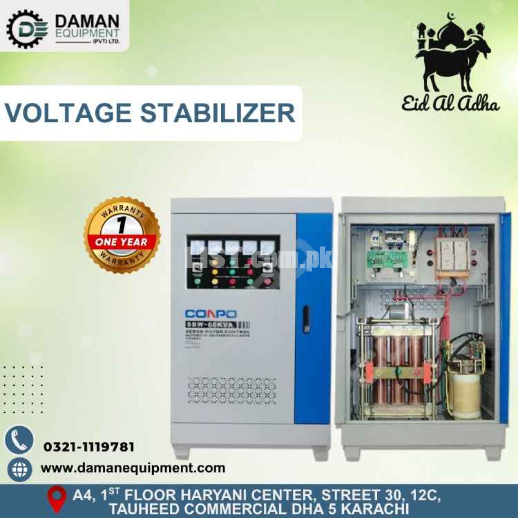 Voltage Stabilizer - Tower LCD Display Double coil