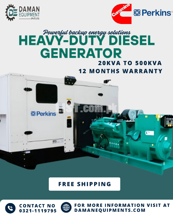 Load shedding na os Tension free with Diesel Generator -Cummins-40kVA
