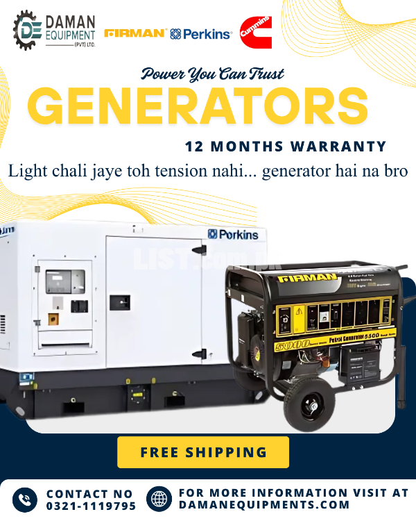 Firman Portable Generators – Reliable Power Hona Zaroori Hai | 1.5kva