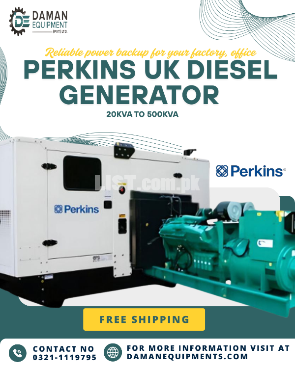 Perkins Diesel Generator –Jab WAPDA Chhor De Sath-30kva