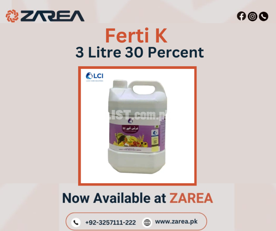 Ferti K 3Litre 30Percent | Zarea Limited