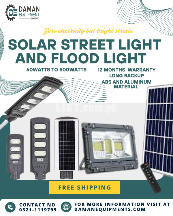 Solar Street Light – Bijli Ke Baghair Roshan Raaten - 400 W