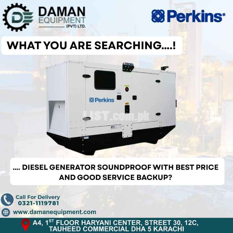 Diesel Generator Perkins Local Assembled  30kva