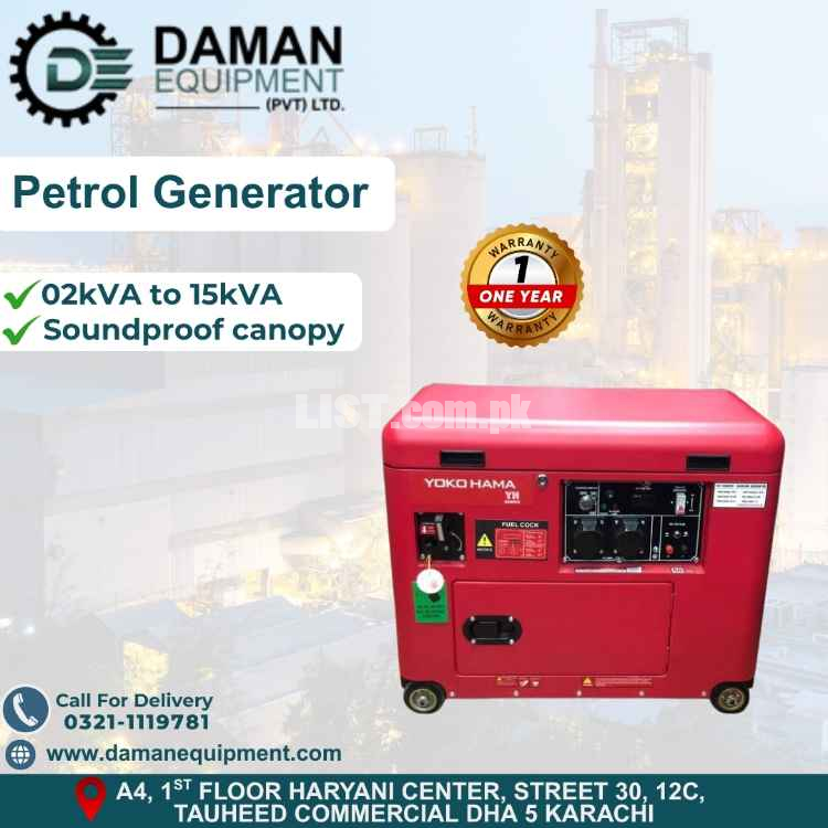 Petrol Generator firman Model Battery, Engine oil and Gaskit 6kva