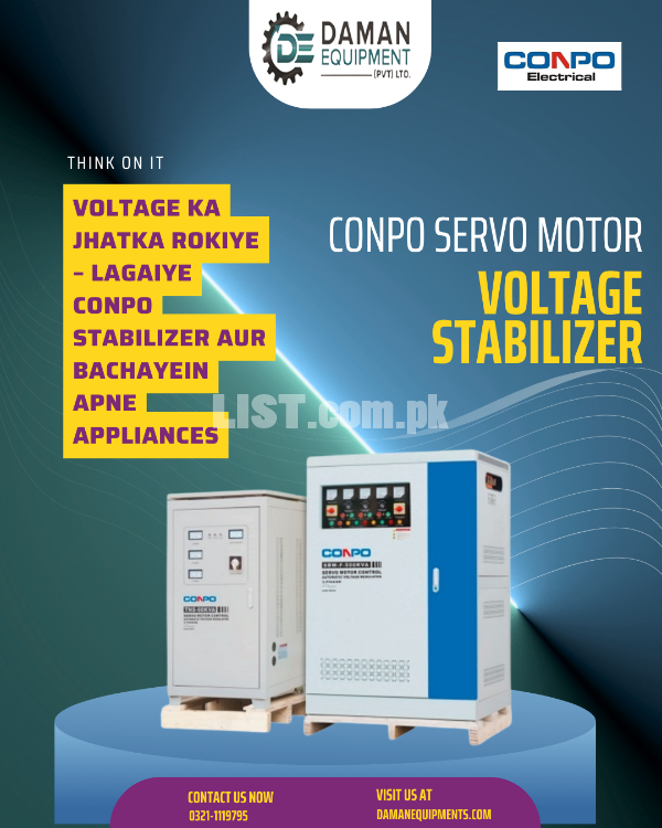 Conpo Voltage Stabilizers in Peshawar –5kva