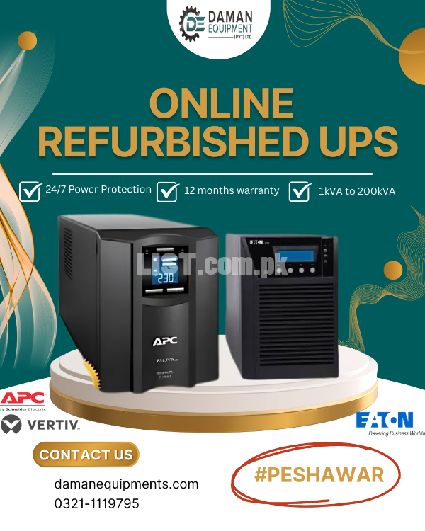 APC Refurbished online UPS – Budget-friendly | SURT 1KVA