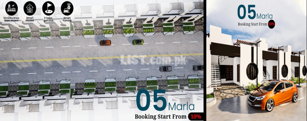 Affordable Housing project Single story 5 Marla Houses in Rawalpindi &