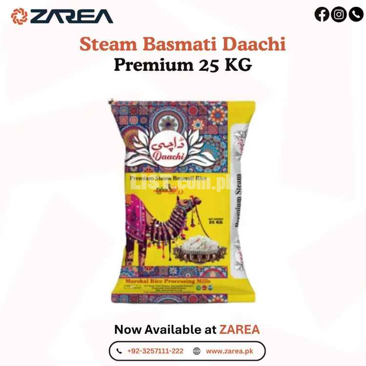 Premium Steam Basmati Daachi | ZAREA