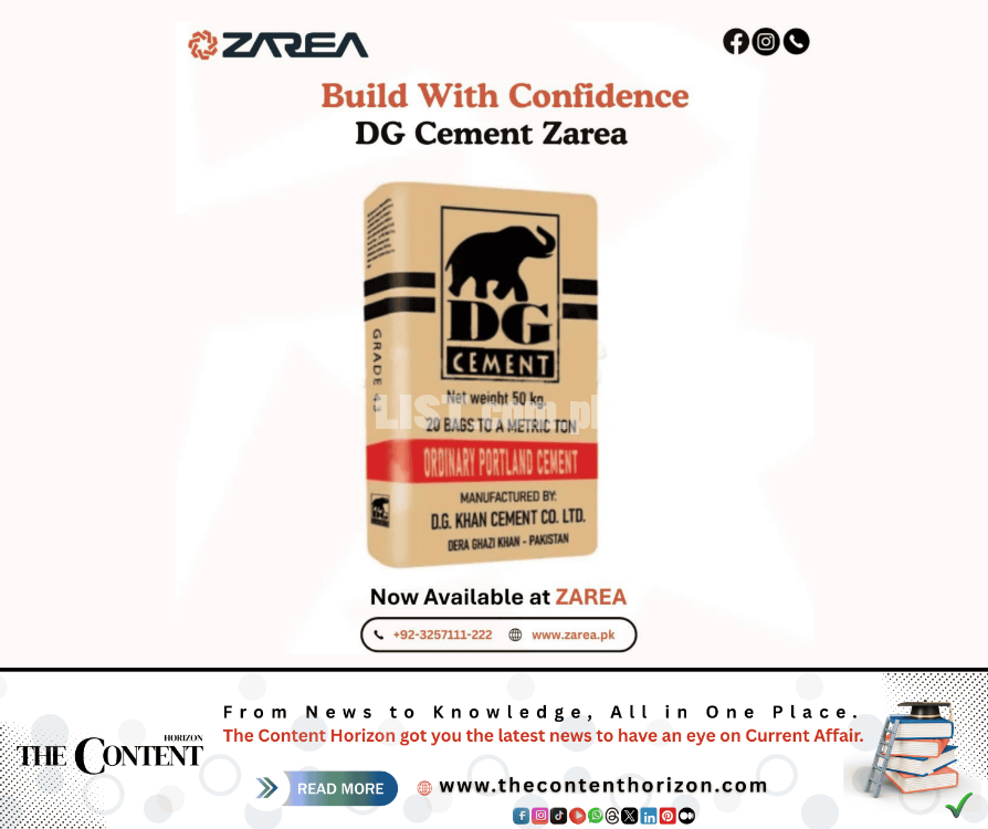 DG Khan Cement OPC | ZAREA