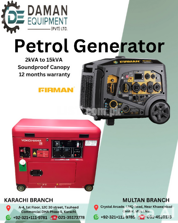 Petrol Generator 1.5 KVA