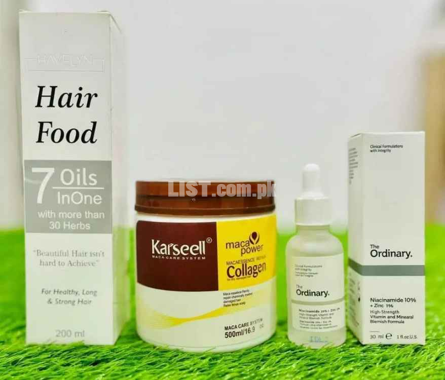 3 in 1 Skincare & Haircare Bundle