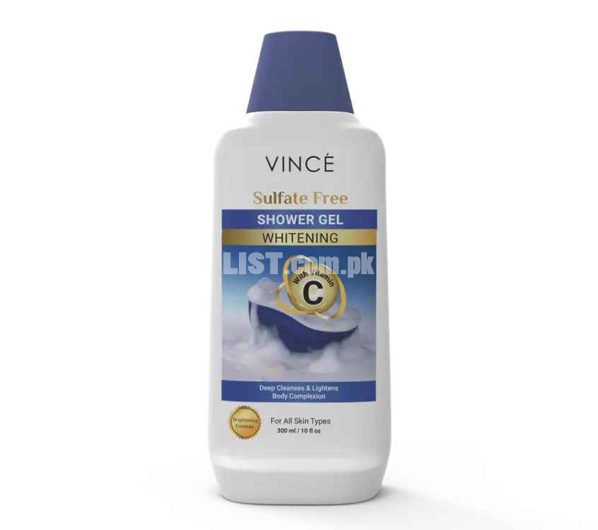 Vince Whitening Shower Gel – 300ml