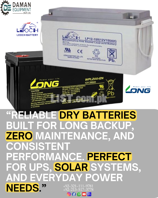 Dry Battery 40Ah LEOCH
