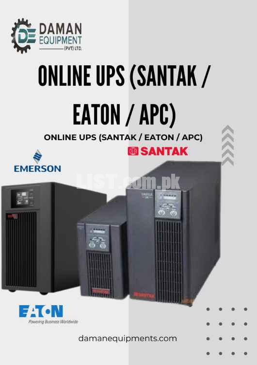 Online UPS – Santak / Eaton / APC – 1kVA to 60kVA – With Warranty