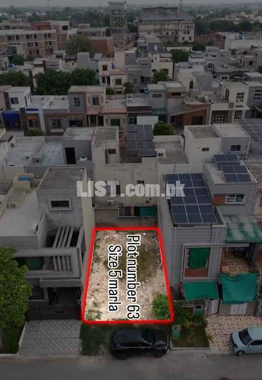 Hadilines Offer You 5 Marla Residential Plot in Bahria Town Lahore