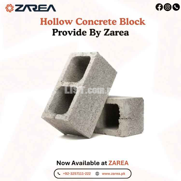Hollow Concrete Block 8x8x12 | ZAREA |