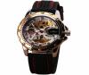 Imported skeleton mechanical automatic wrist watch
