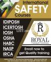 IOSH Managing Safely, OSHA (30hours) & Fire safety 3 Certification