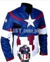 New Avengers Captain America Leather Motorcycle Racing Armoured Biker