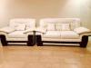 2 Months Used , 6 Seater white leather sofa selling All Home Furniture