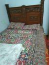 Queen size bed with mattress  urgent sale