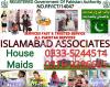 Islamabad associates MAIDS COOKS DRIVER HELPER PATAINT CARE