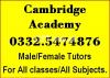 Cambridge Academy Provides Experienced(HOME TUTORS)in RWP All Areas