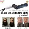 Hair and Beard Straightener For Men Multifunctional Comb Curling 2 in1